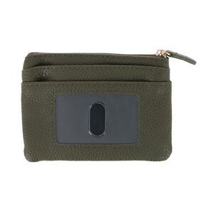 Buxton Women's Solid Color Vegan Leather Large ID Coin Case